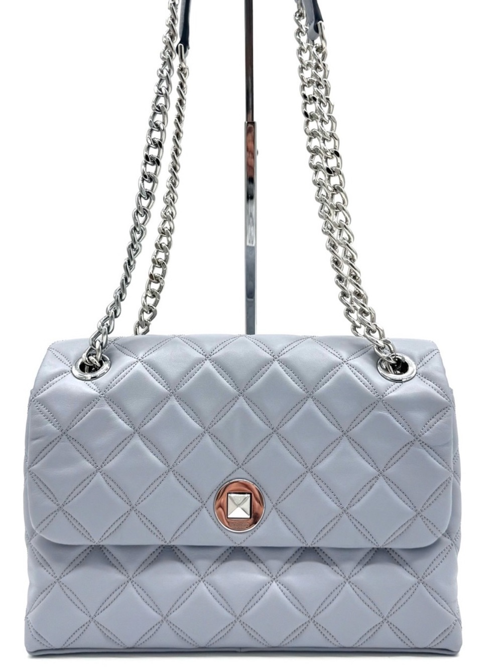 Kate Spade Natalia Medium Flap Shoulder Bag Midnight Blue